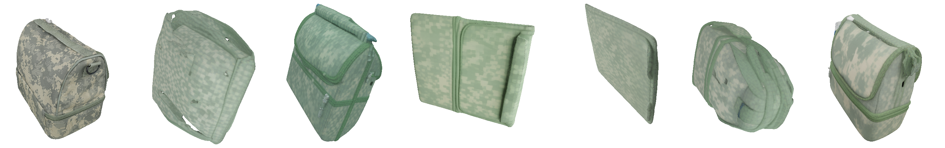 Lunch bag reconstruction comparison