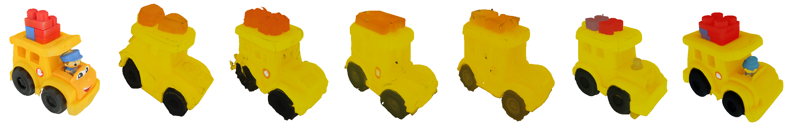 School bus reconstruction comparison