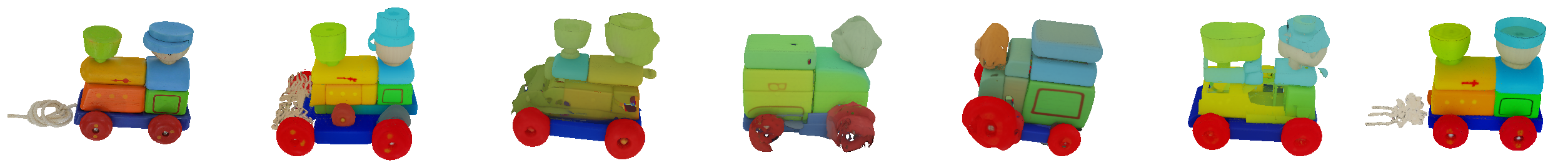 Train reconstruction comparison